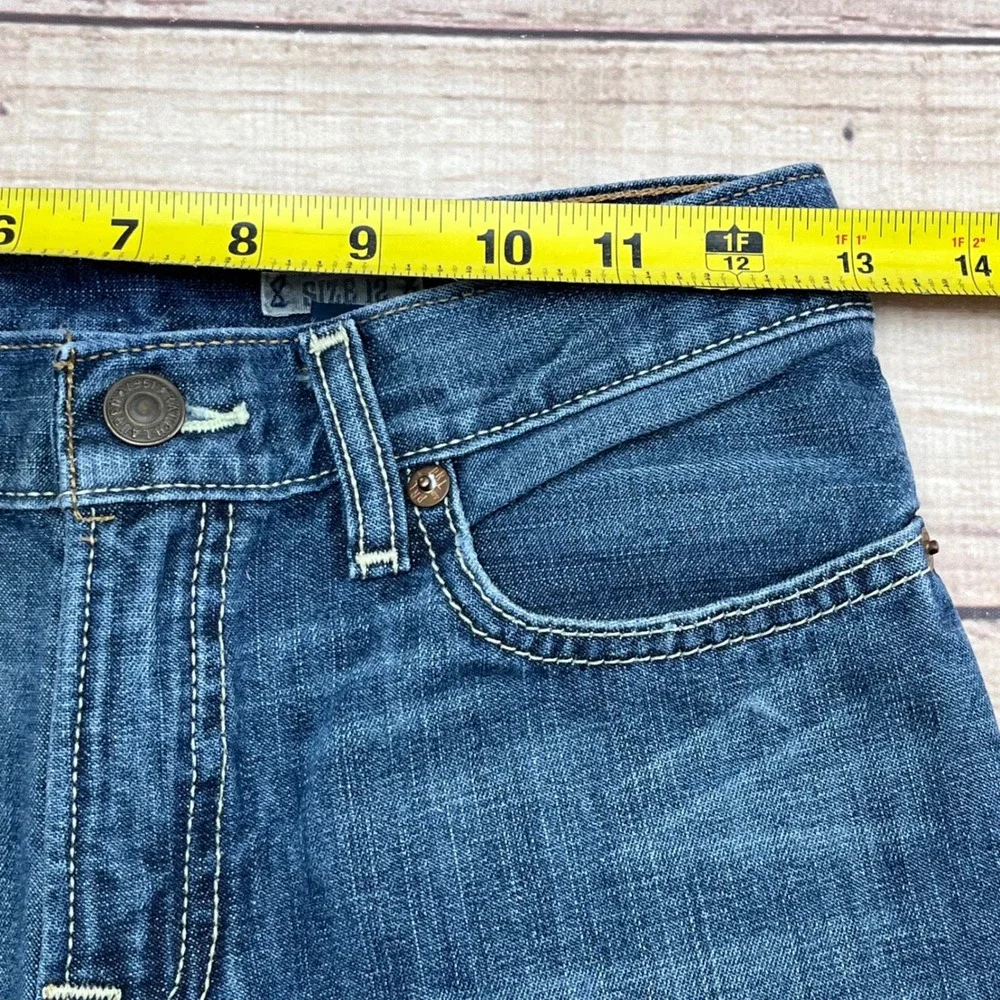 Polo Ralph Lauren Kids Jeans Blue Embroidered Pocket Size 12 - Picture 6 of 7